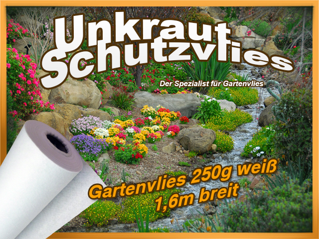 Tela Antimalezas Aquagart 250g (50m X 1,6m) – Geotextil UV Estabilizado Para Jardín Y Drenaje
