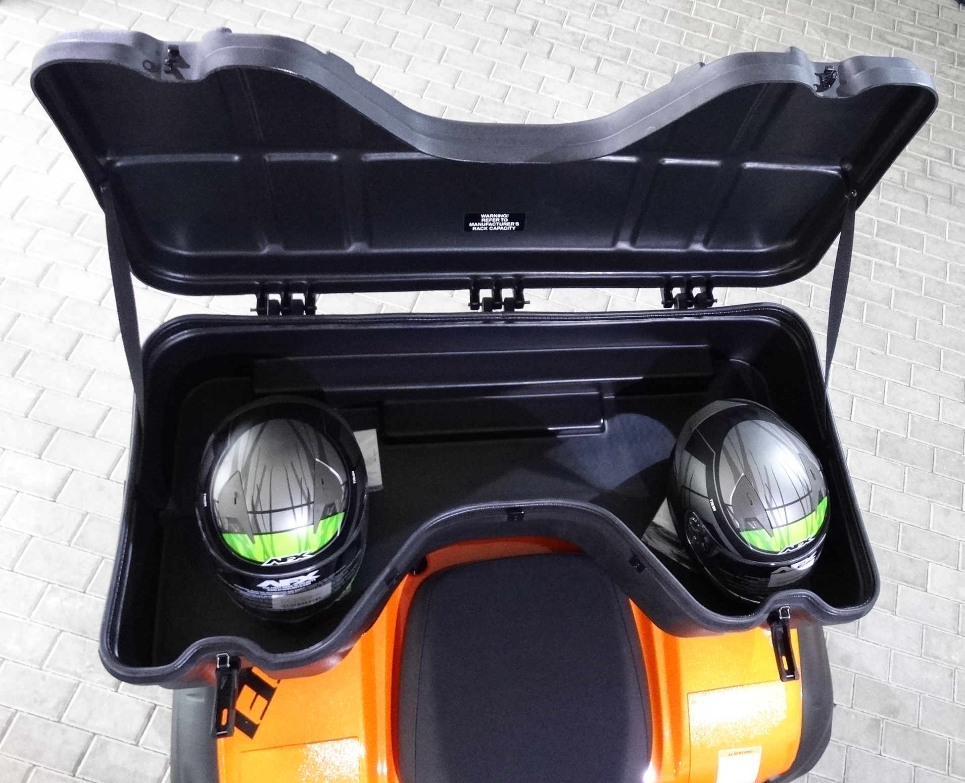 ATV Moose Cargo Box Suitcase Rear Case Top Case Quad Rear Luggage 3505