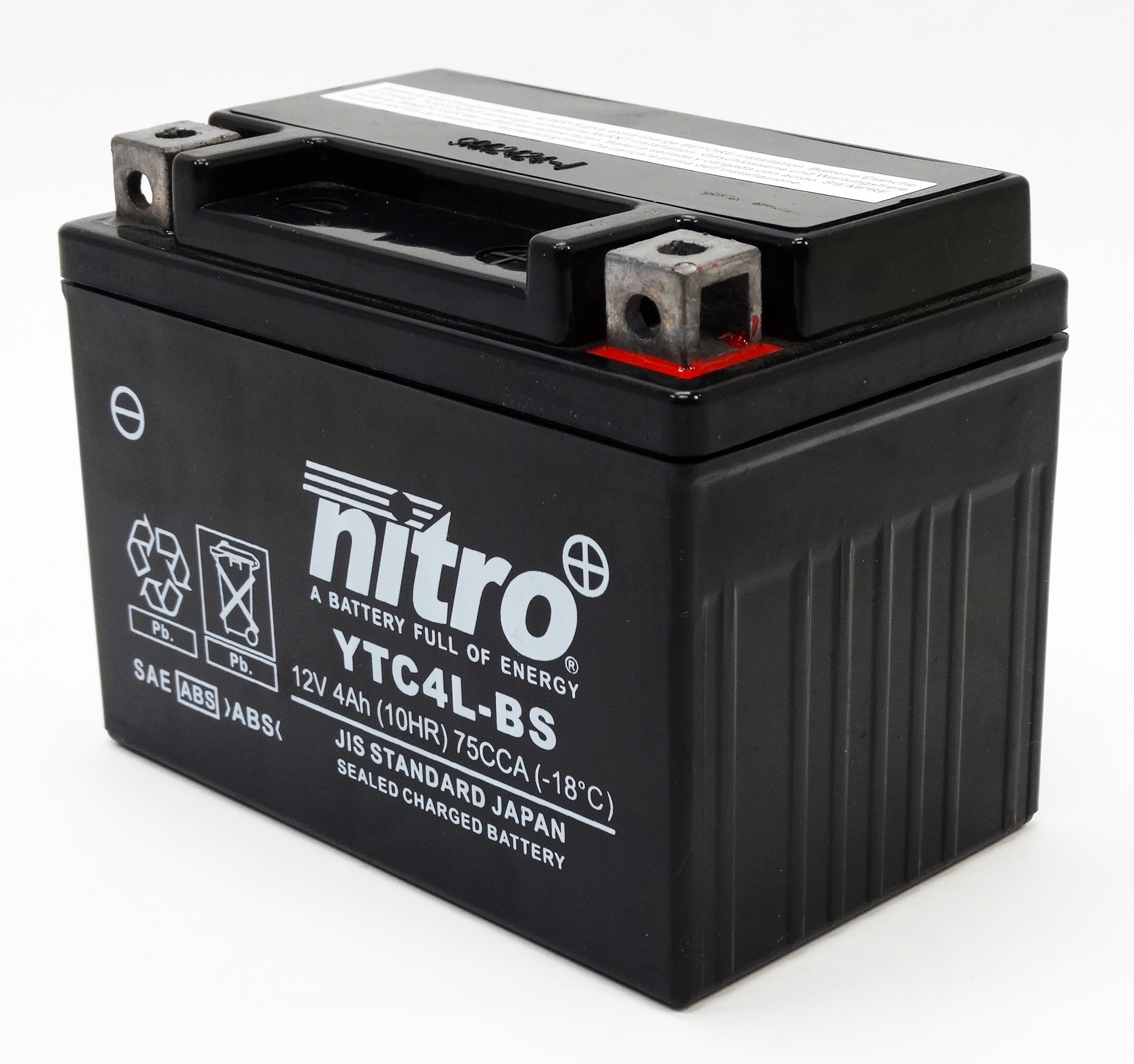 Nitro GEL YTC4L BS AGM Batterie 12V 4AH YB4L B GM4 3B FB4L B