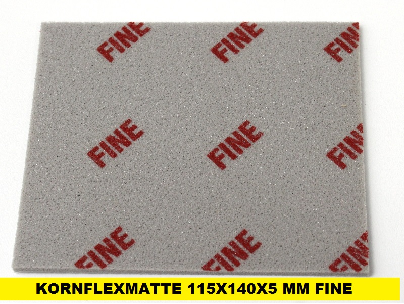 Pad abrasivi 115x140x5 mm grano 060-600 a scelta spugna abrasiva cuscinetti abrasivi - Foto 3 di 6