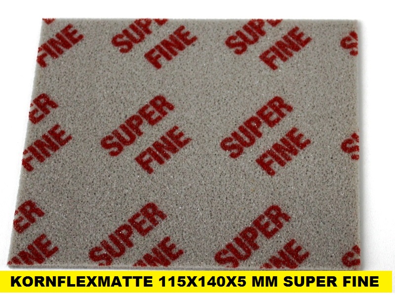 Pad abrasivi 115x140x5 mm grano 060-600 a scelta spugna abrasiva cuscinetti abrasivi - Foto 4 di 6