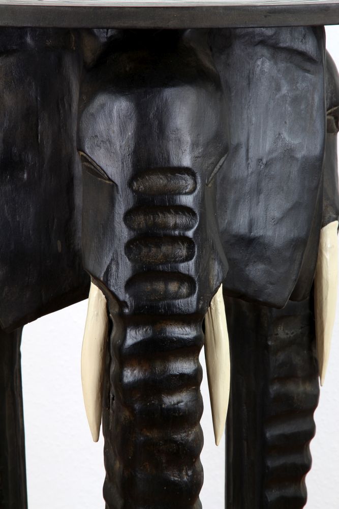 Elefantentisch,rund, Beistelltisch, Bistrotisch,Telefontisch,Holztisch