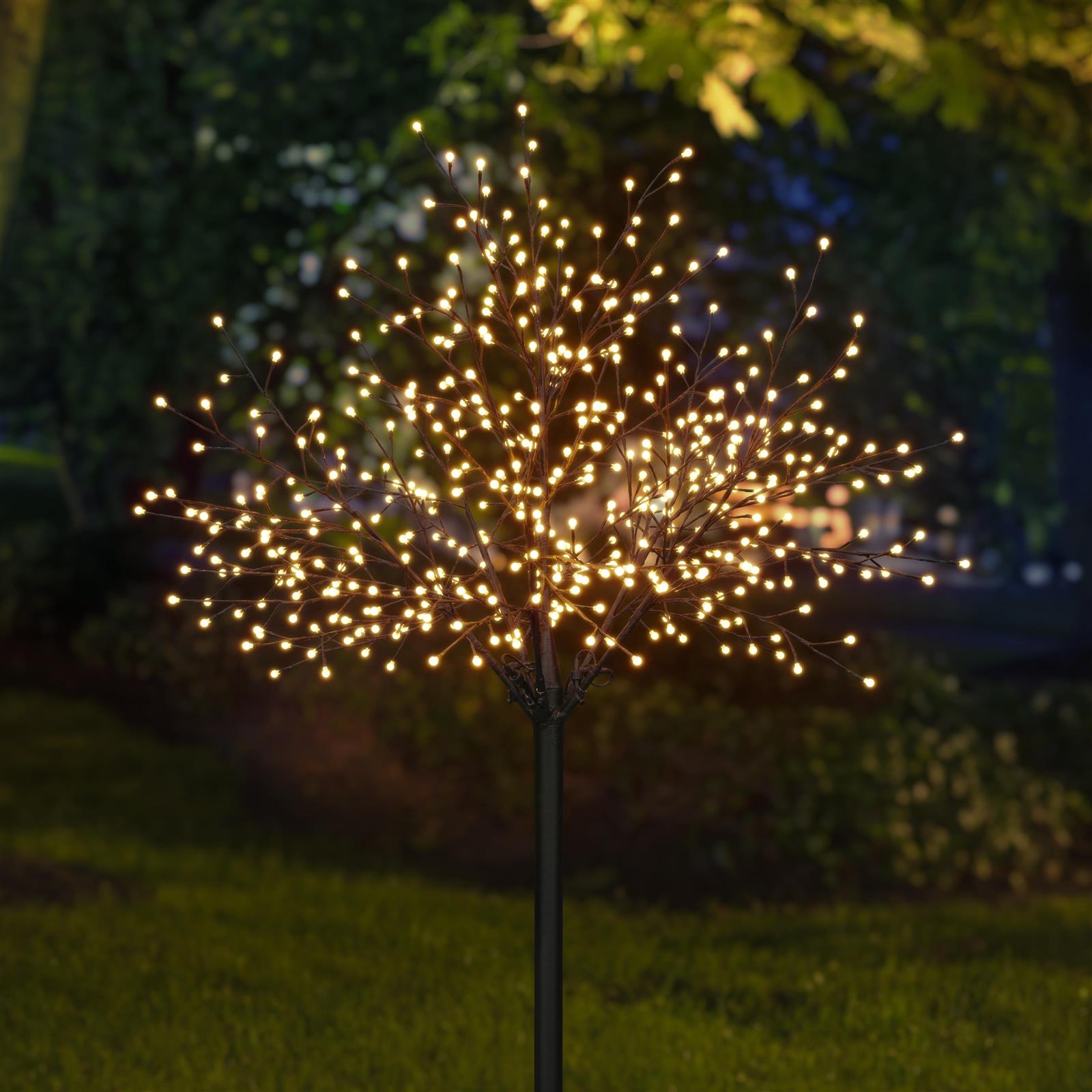 Ästen, LED flexiblen mit Lichterbaum, warmweiß beleuchtet LED 220 - (500 cm)
