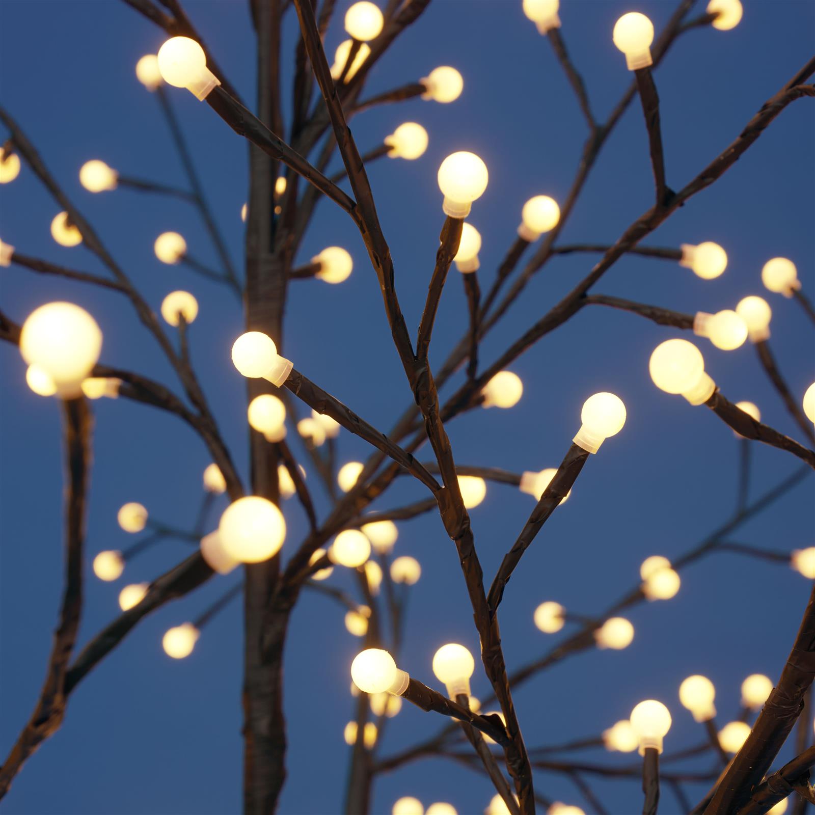 LED Lichterbaum, mit flexiblen Ästen, warmweiß beleuchtet (500 LED - 220 cm)
