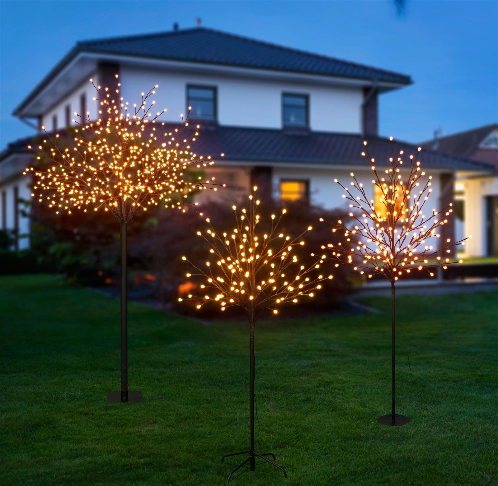 LED Baum Lichterbaum warm-weiß Innen Außen Deko Lichterkette