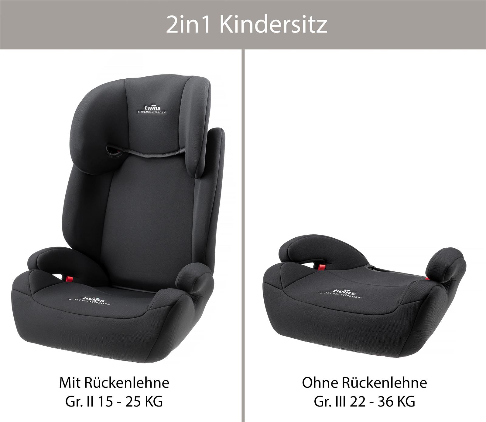 mitwachsender Auto-Kindersitz, 9 – 36 kg, Isofix, schwarz/weiß gepunktet -  HEMA