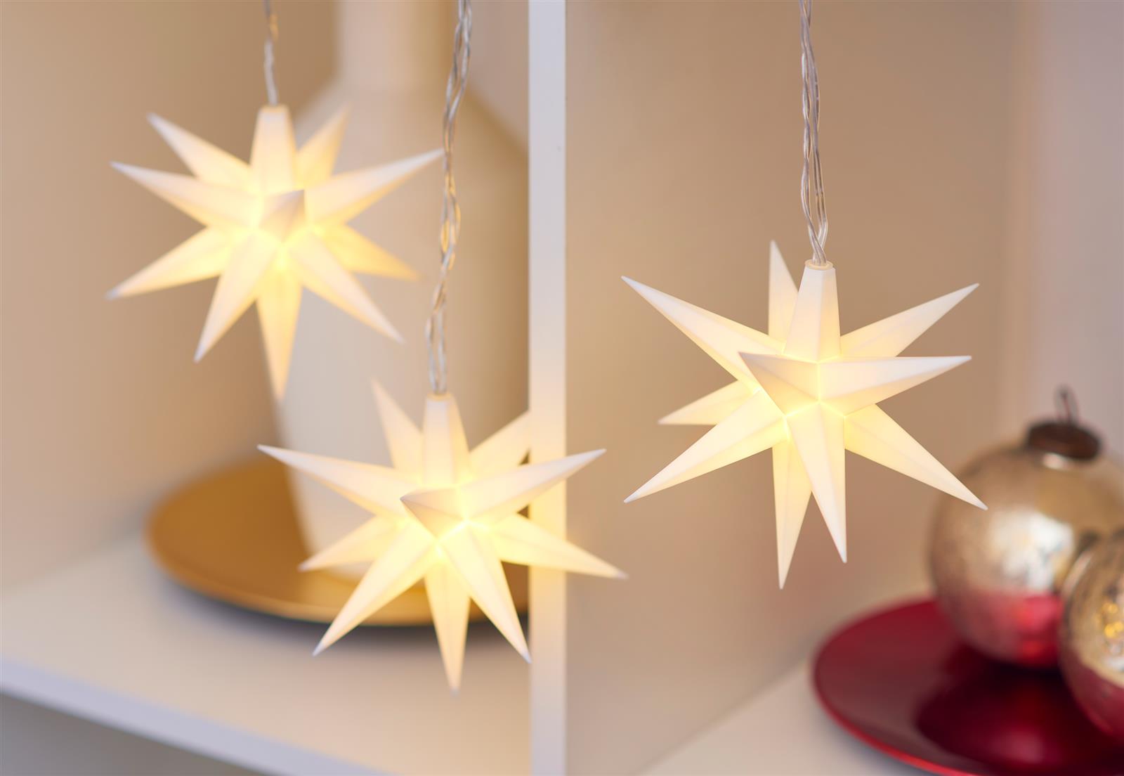 3D Etoile Lumineuse Étoile de Noël LED Guirlande Décoration