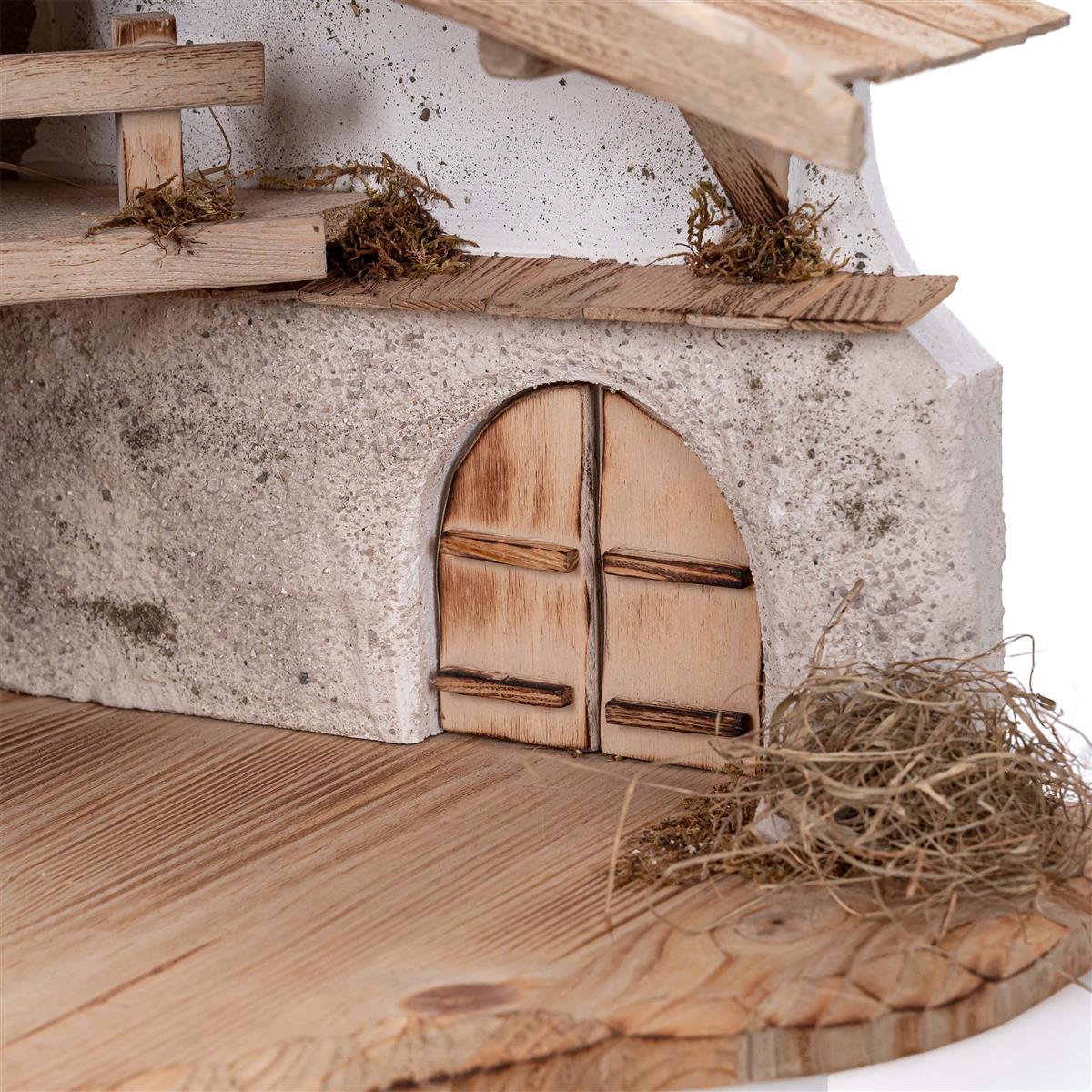 Crèche Design En Bois Coloré Monoprix Maison - Neuve