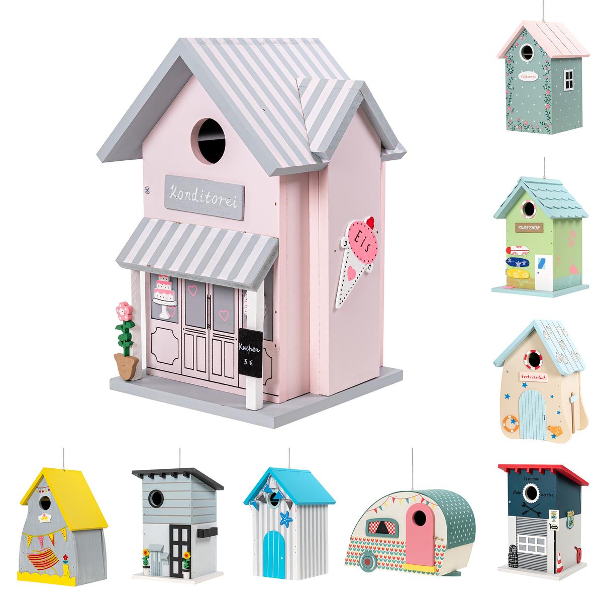 Nistkästen Für Vögel Aus Kiefernholz - Wetterfest Mit Spechtschutz Für Garten & Balkon