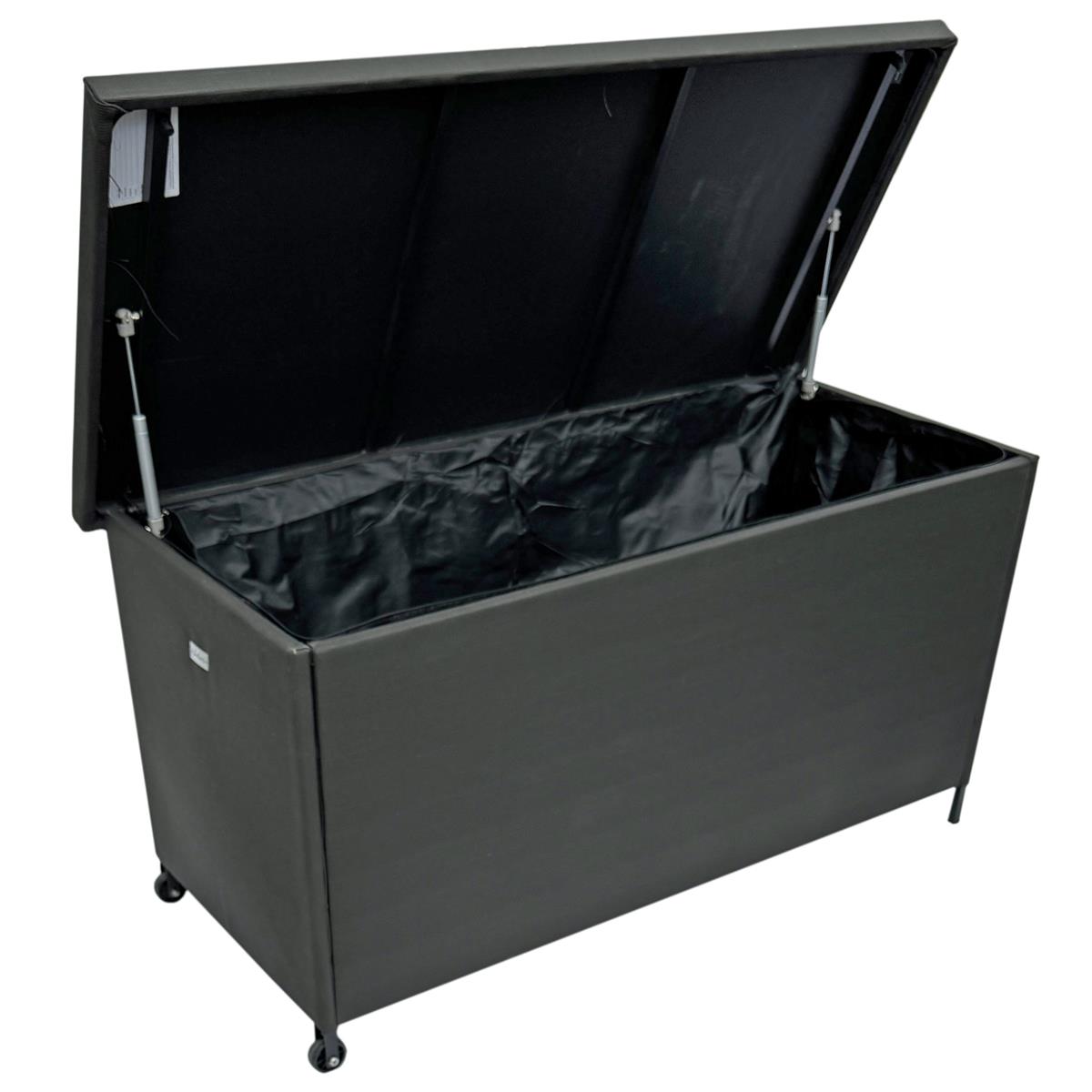 Auflagenbox wasserdicht Gartentruhe Kissenbox Garten Aufbewahrungsbox anthrazit