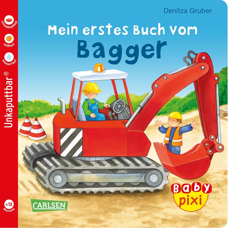 Baby-Pixi-60-ein-erstes-Buch-vo-Bagger