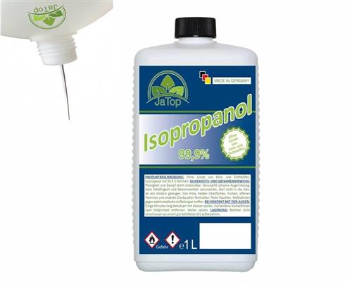 JaTop Isopropanol 99,9% Isopropylalkohol Reiniger inkl. Ausgießer 1L