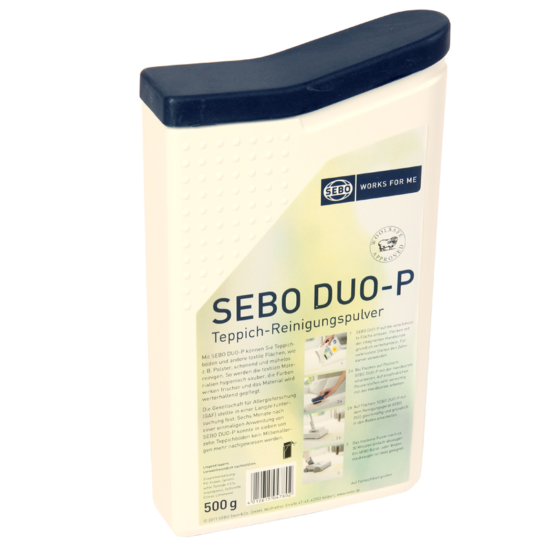 Teppichpulver, Teppichreinigungspulver SEBO Clean-Box DUO-P