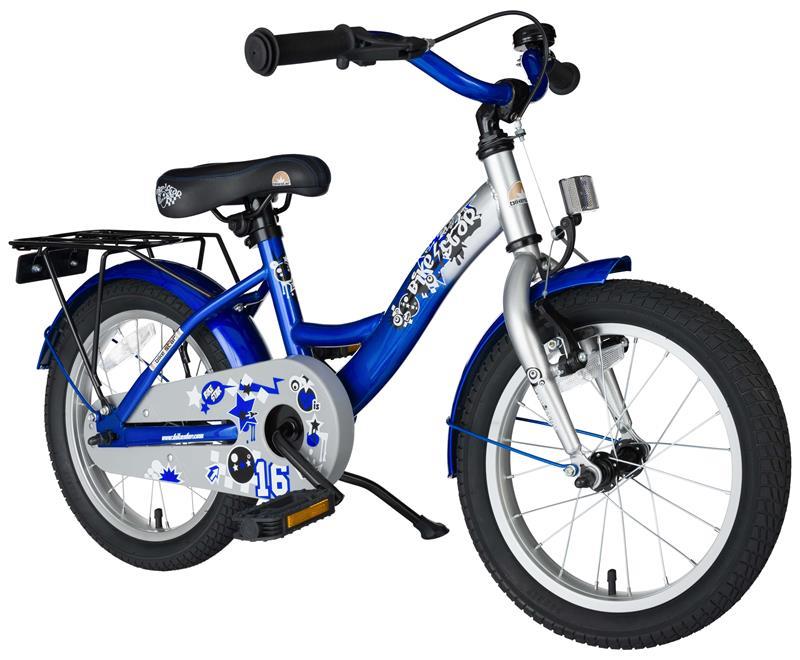 BI-16-KK-02-SRBE Bikestar 16 Zoll Kinderfahrrad Silber & Blau