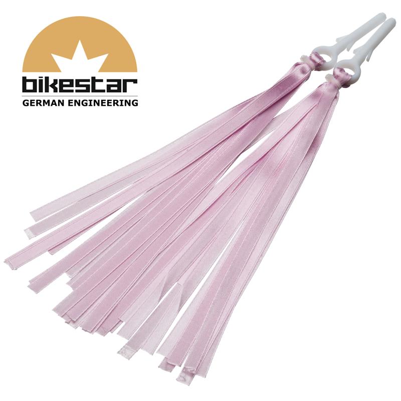 BIKESTAR Lenkerfransen Bändchen Streamer (1 Paar) | Pink