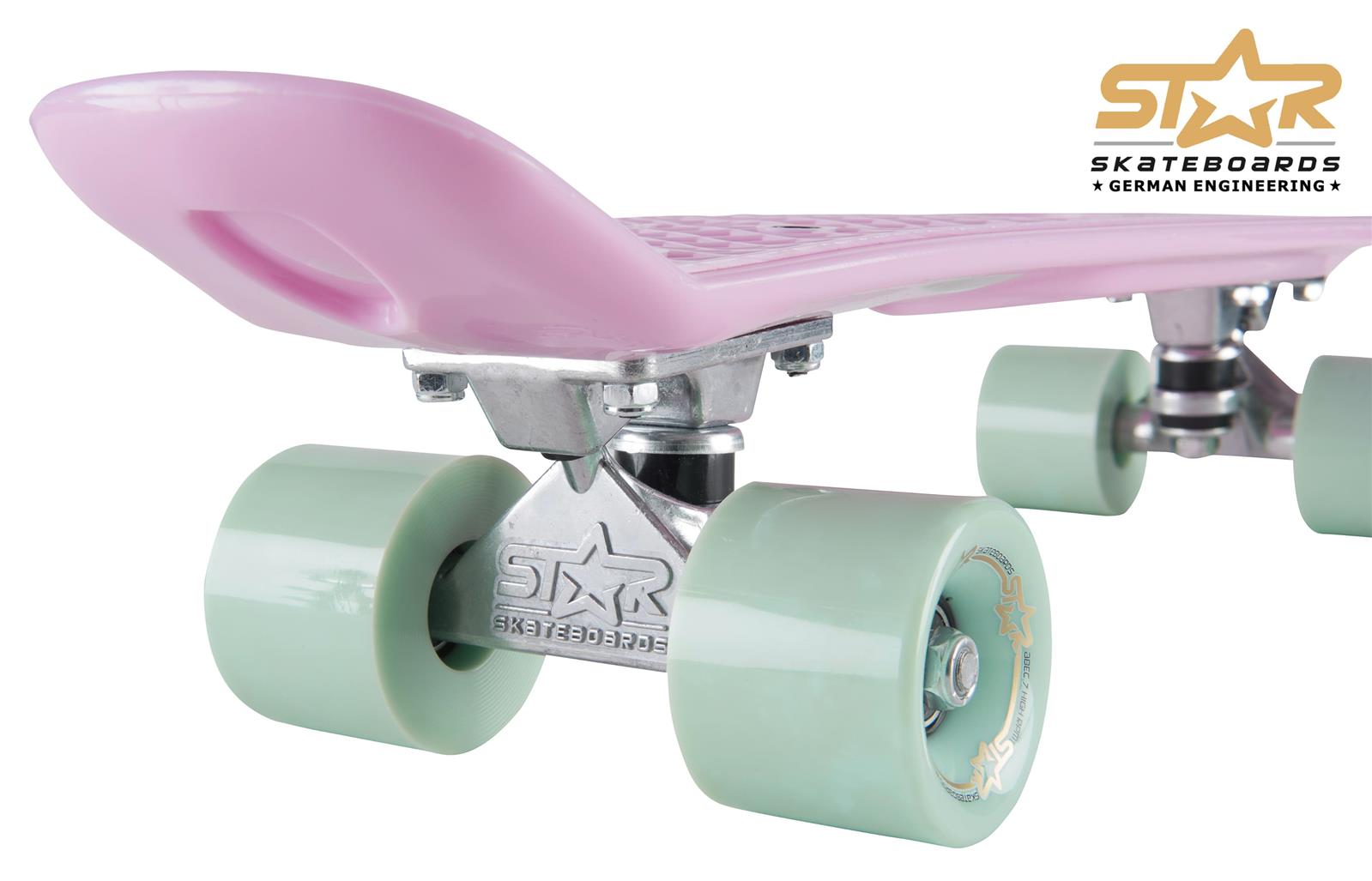 STAR-SKATEBOARDS Vintage Retro Cruiser Board Skateboard Kinder Erwachsene 60mm 