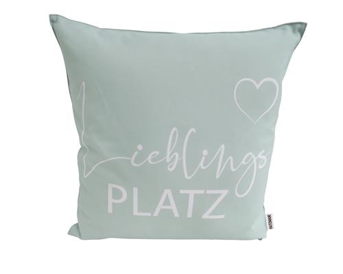 Outdoor Garten Kissen Wasserabweisend 45 x 45 cm Kuschelecke Lieblingsplatz grau - Bild 2 von 18