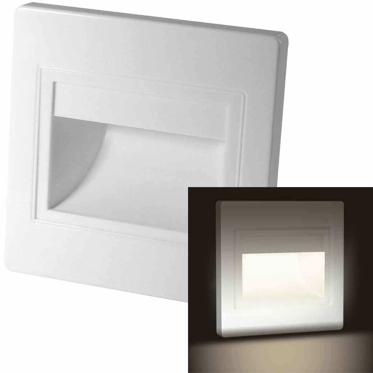 LED Treppenleuchte Stufenleuchte Wandeinbauleuchte Treppenlampe weiß