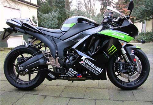 ZX 10 ZX6R Aufkleber Set MONSTER Hopper Kawasaki 09 V.2  